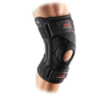 McDavid Knee Brace Support with Side Stays & Compression. Knee Sleeve Cross Straps for Kne