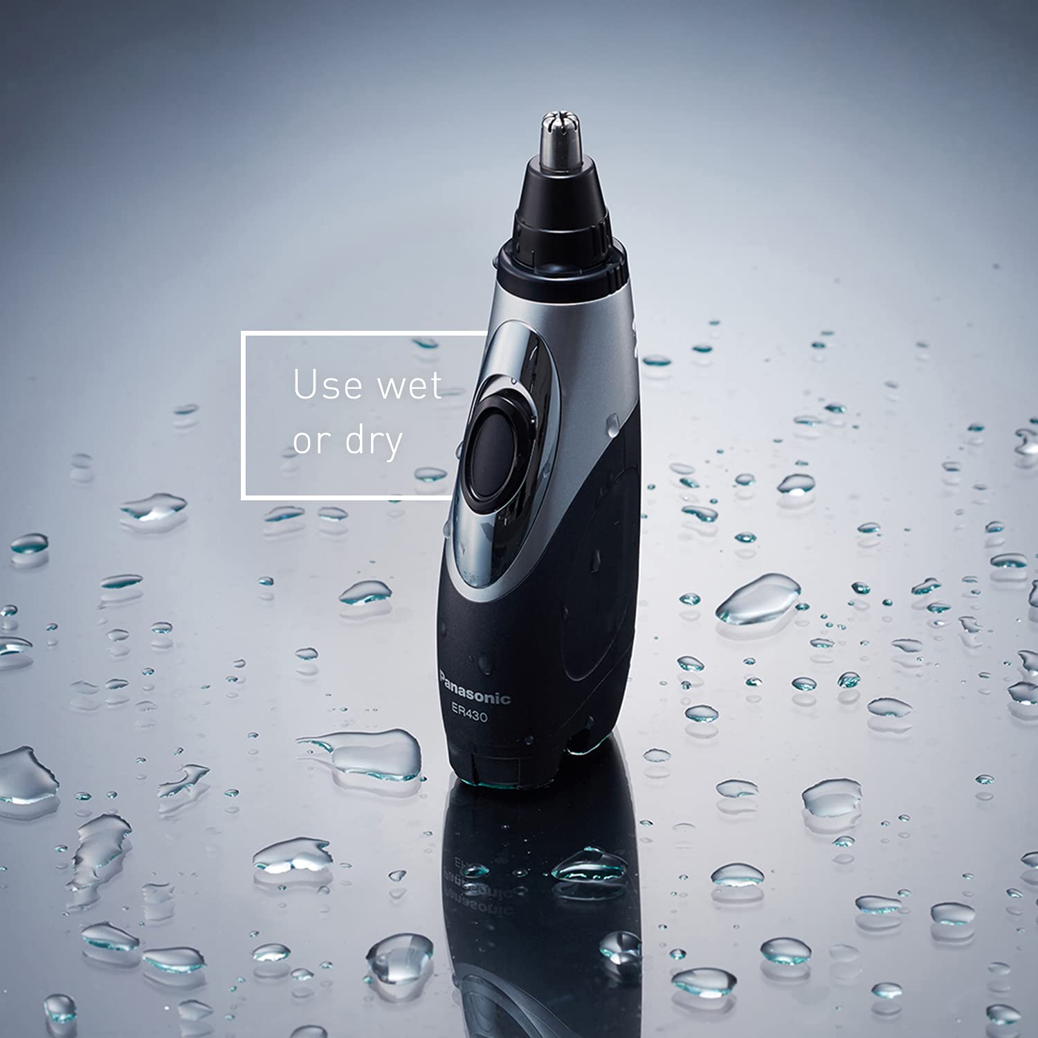 Panasonic ER430K Nose, Ear and Facial Hair Trimmer Wet/Dry with Vacuum Cleaning System - Image 5
