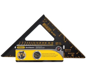 STANLEY Carpenter Square, Premium Quick Square Layout Tool, 7-Inch (46-071)