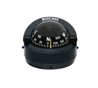 S-53 Ritchie Navigation Explorer Compass 2 3/4-Inch Dial with Surface Mount, Black