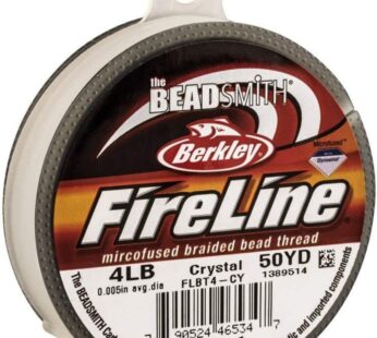 FireLine The Beadsmith by Berkley ? Micro-Fused Braided Thread ? 4lb. Test, 005?/.12mm Dia