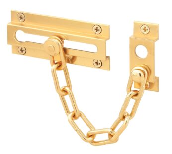 Prime-Line U 9907 Chain Door Guard ? Door Chain Lock for Door and Home Security, 3-5/16?,