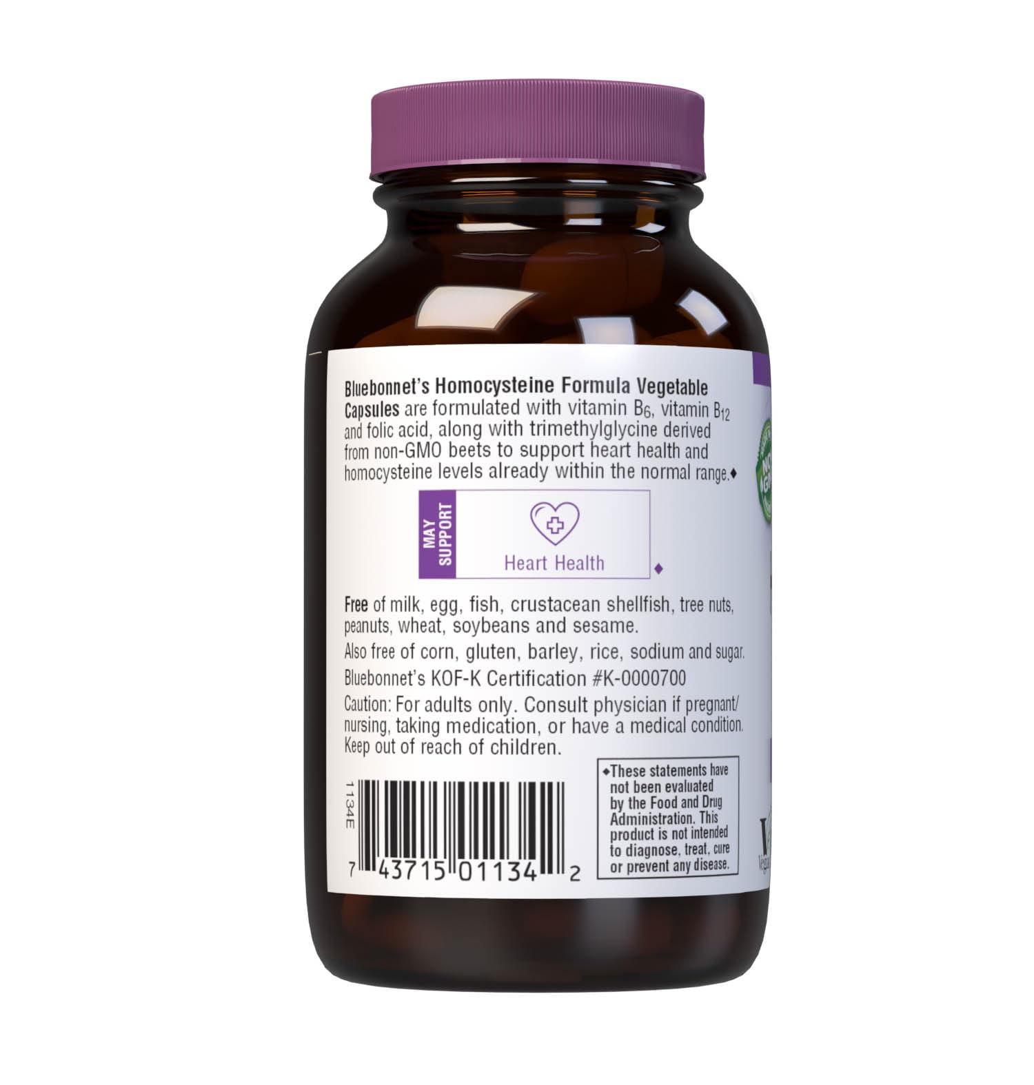 BlueBonnet Homocysteine Formula Supplement, 60 Count - Image 4
