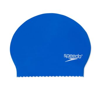 Speedo Unisex Swim Cap Latex , Blue