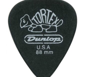 Dunlop 488P.88 Pitch Black, .88mm, 12/Player’s Pack