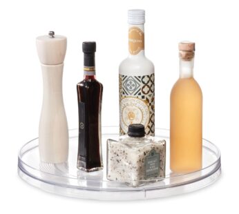 iDesign Recycled Plastic Lazy Susan Turntable Organizer Pantry, Bathroom, General Storage