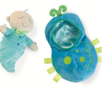 Manhattan Toy Snuggle Pod Snuggle Bug First Baby Doll with Cozy Sleep Sack for Ages 6 Mont