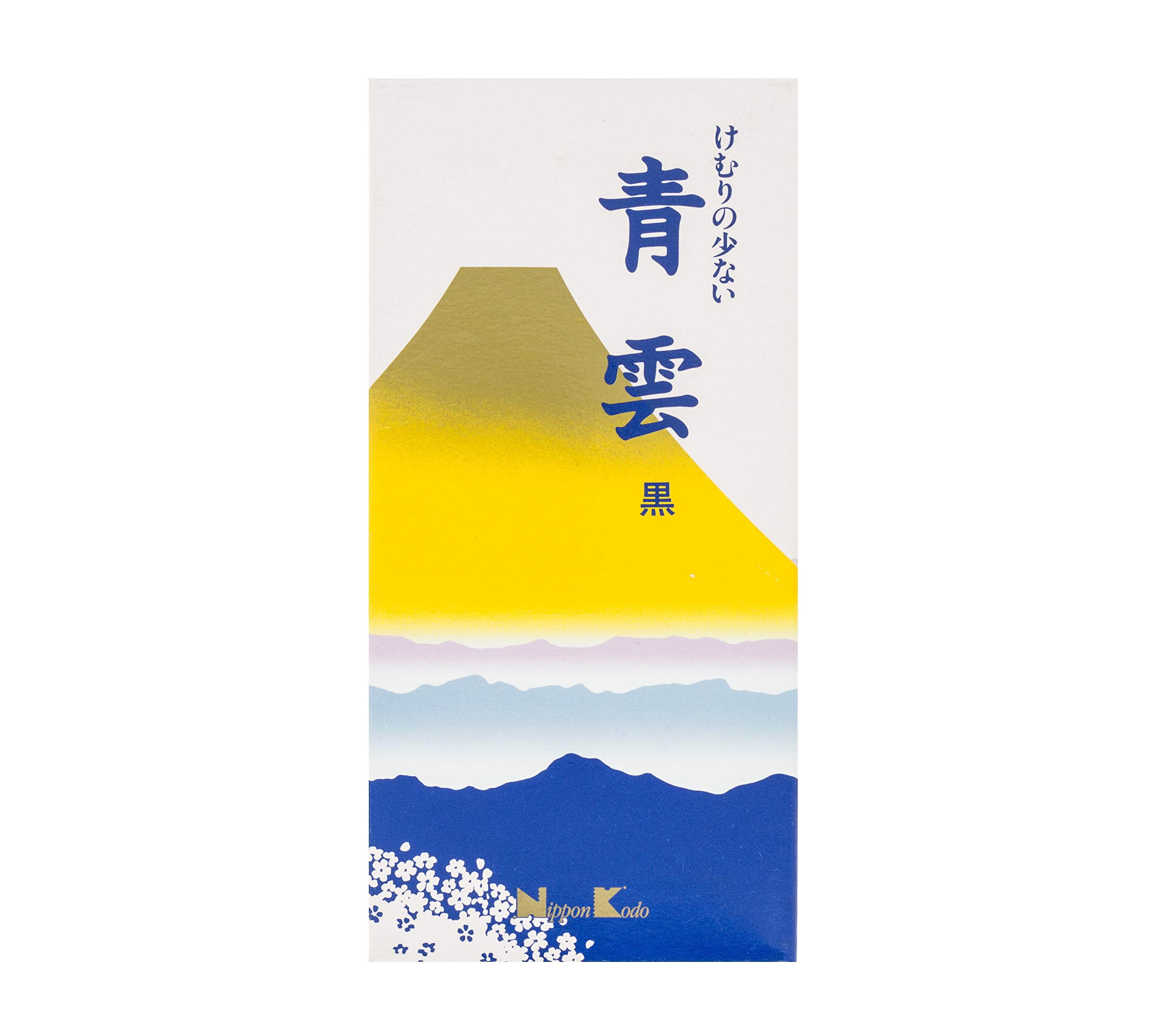 Nippon Kodo - 258 - Seiun Chrysanthemum Incense Sticks - 16 x 8 x 3 cm - Blue - Image 2