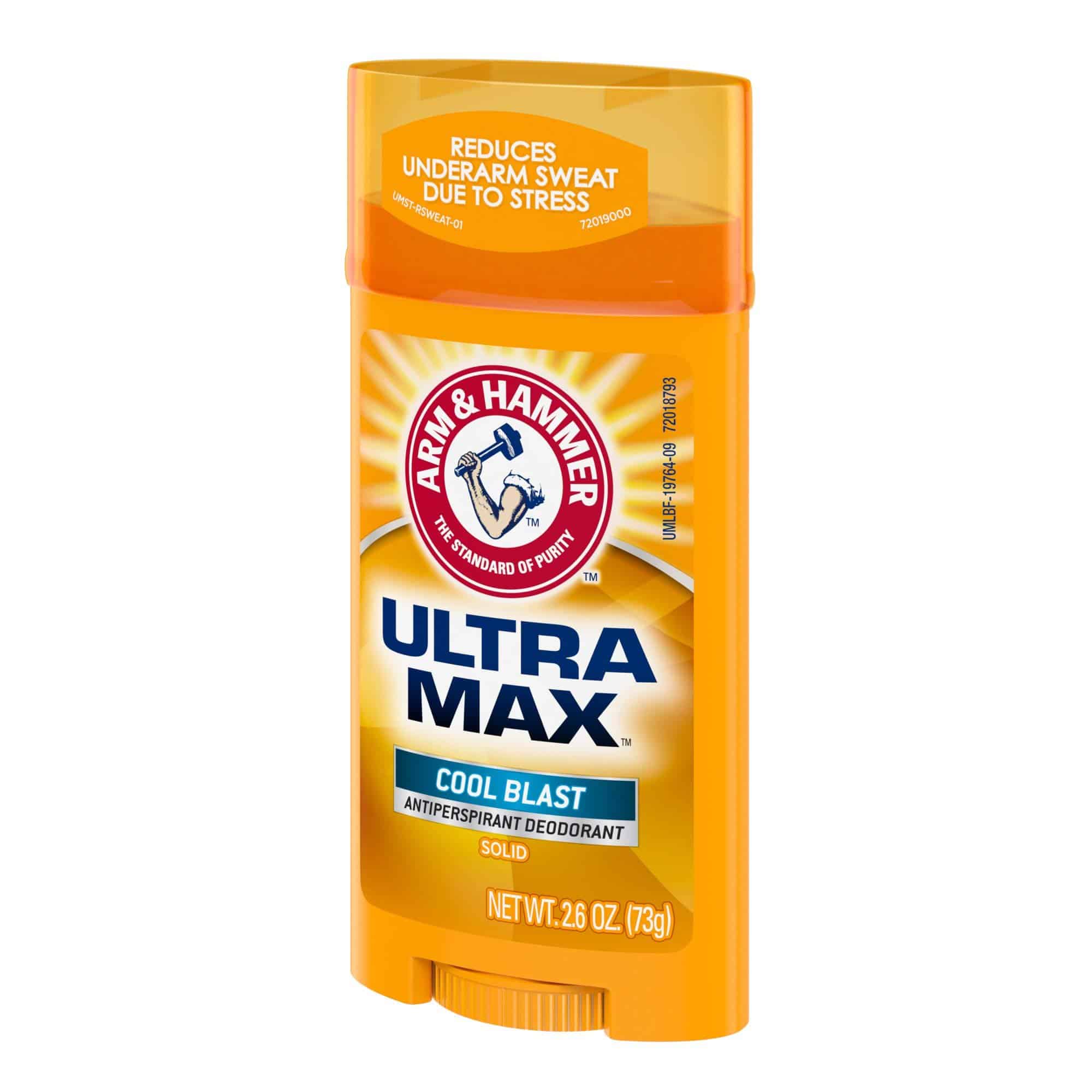 Arm & Hammer Ultra MAX Deodorant- Cool Blast- Solid - 2.6oz- Made with Natural Deodorizers - Image 8