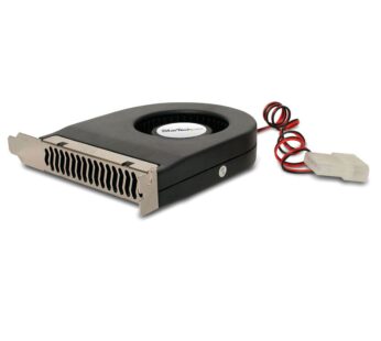 StarTech.com Expansion Slot Rear Exhaust Cooling Fan with LP4 Connector (FANCASE), Black,