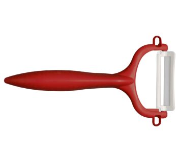 Kyocera Advanced Ceramic Horizontal Y Peeler, Red