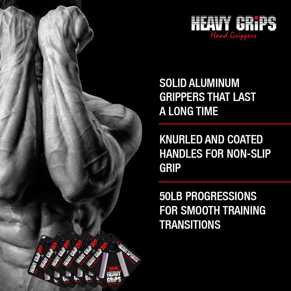 Heavy Grips - 200 lbs Resistance - Advanced - Grip Strengthener - Hand Exerciser - Hand Gr - Image 4
