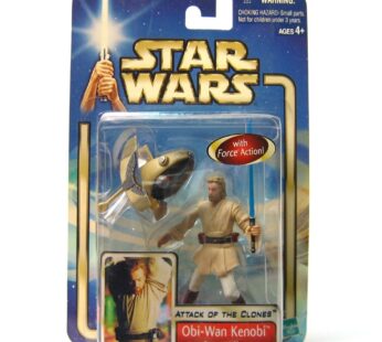 Star Wars Attack of The Clones Figure: OBI-Wan Kenobi (Coruscant Chase)