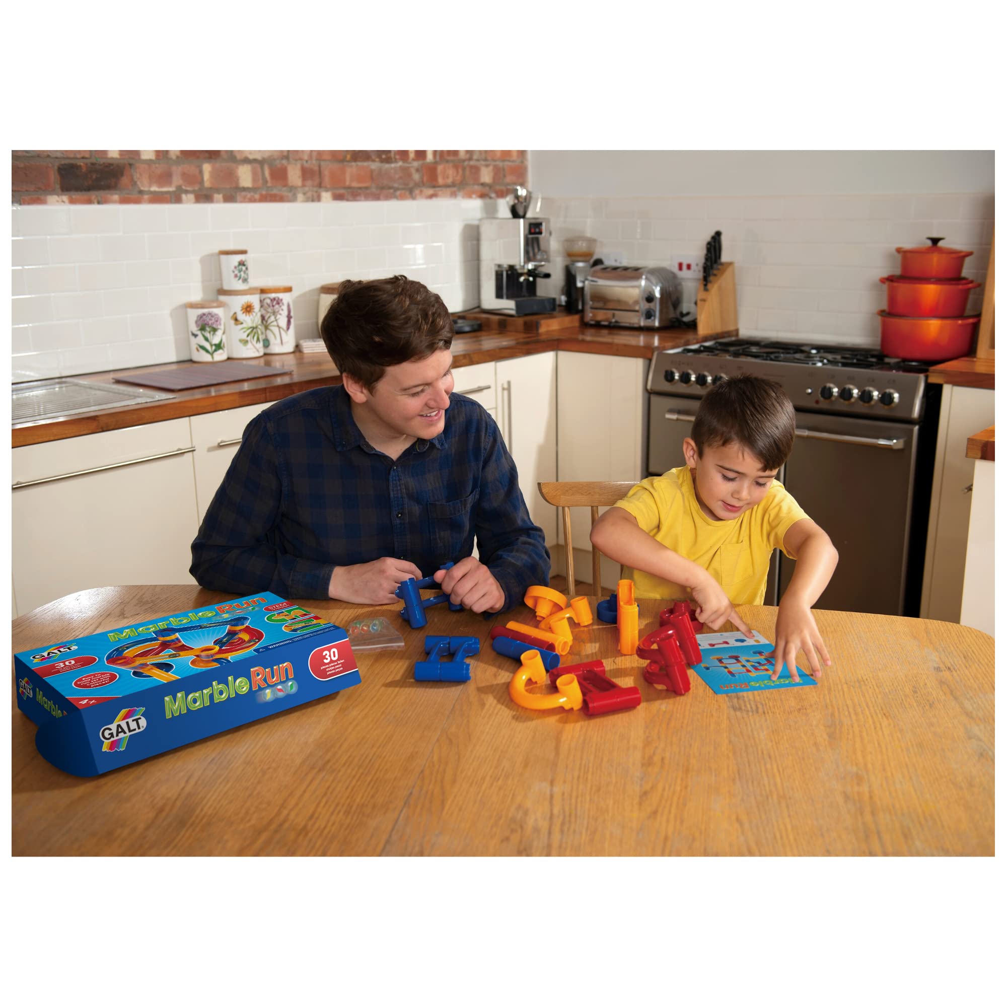 Galt Toys, Marble Run, 30 Piece Construction Toy, Ages 4 Years Plus - Image 2