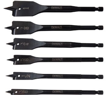 DEWALT Drill Bit, Spade, 6-Piece (DW1587)