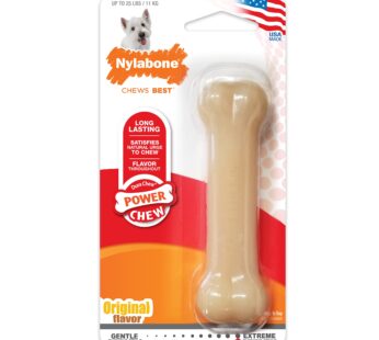 Nylabone Power Chew Flavored Durable Chew Toy for Dogs – Dog Toys for Aggressive Chewers –