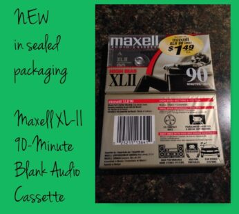 Maxell XL-II 90-Minute Blank Audio Cassette