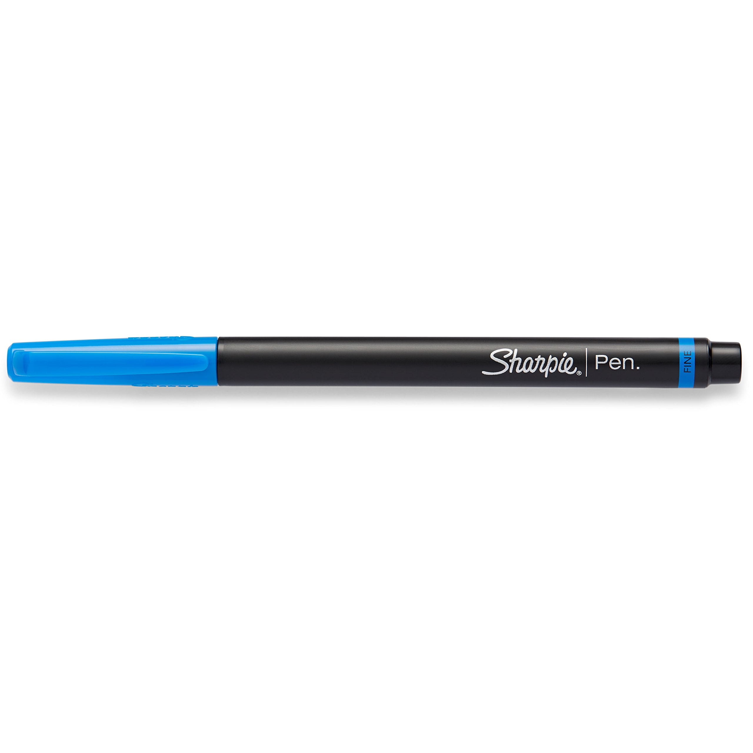 SHARPIE Felt Tip Pens, Fine Point (0.4mm), Blue, 12 Count, Felt Tip Pens, Fine Point (0.4m - Image 2