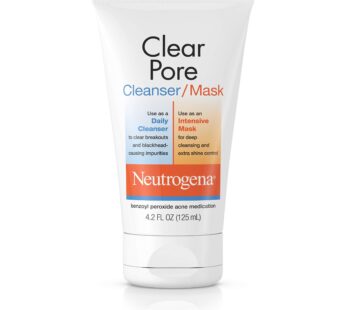 Neutrogena Clear Pore Cleanser/Mask, 4.2 Ounce