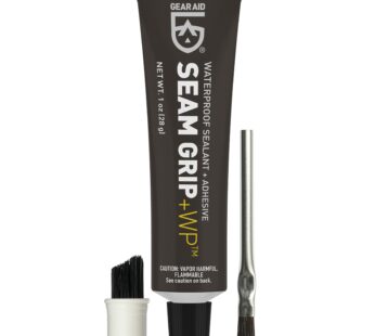 Gear Aid Seam Grip WP Waterproof Sealant and Adhesive for Tents and Outdoor Fabric, Clear,