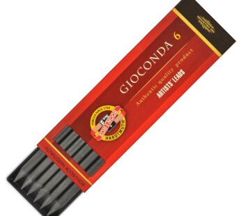 Koh-I-Noor 6 Gioconda 5.6 mm Graphite Leads. 4865/2B