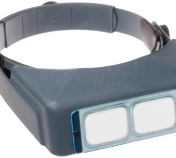 Donegan DA-5 OptiVisor Headband Magnifier, 2.5x Magnification, 8″ Focal Length