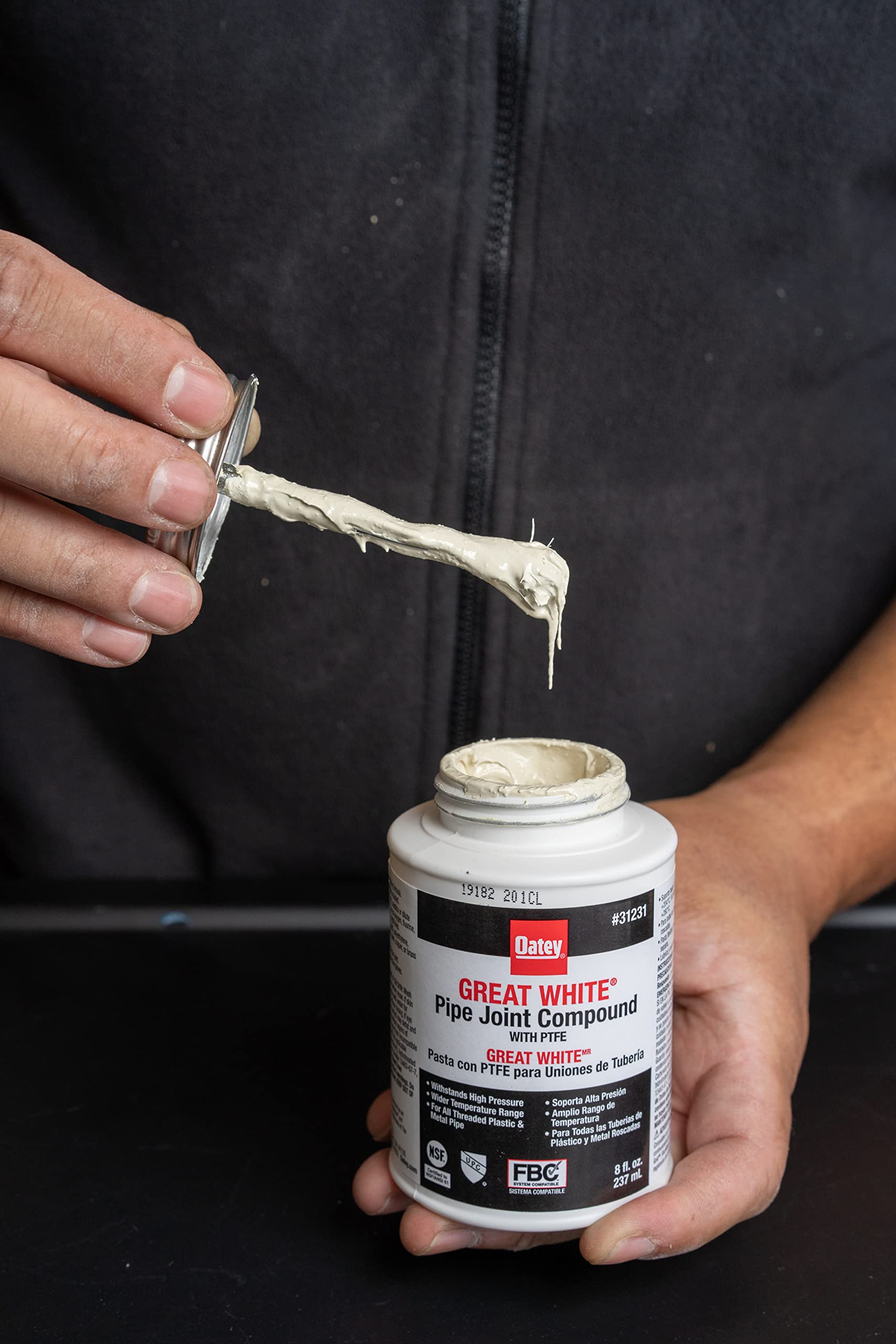 Oatey Pipe Joint Compound 4 Oz White - Image 5