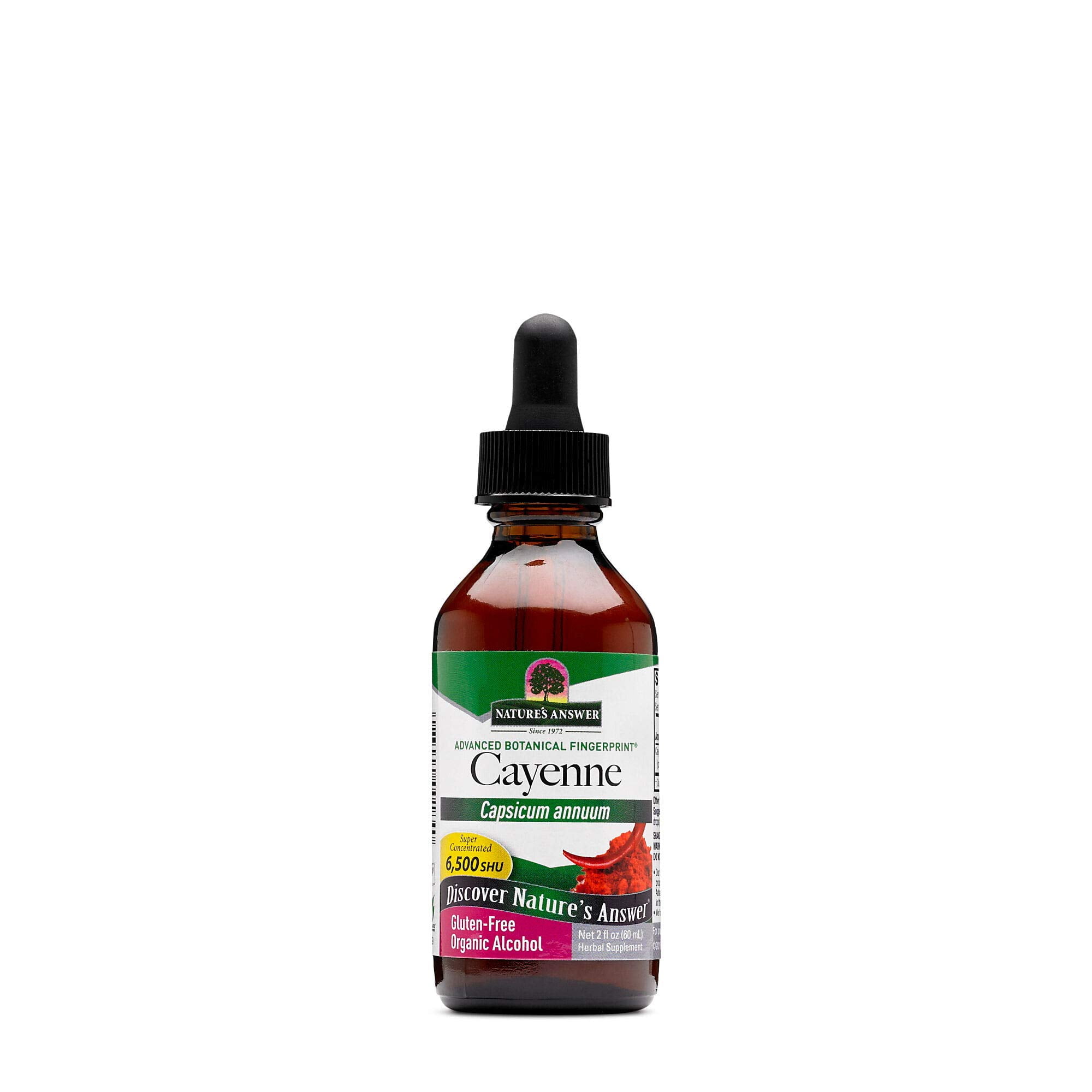 Nature's Answer Cayenne Pepper Tincture 2 Fluid Ounce | Natural Metabolism Booster | Suppo