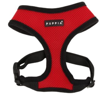 Puppia Soft Dog Harness No Choke Over-The-Head Triple Layered Breathable Mesh Adjustable C