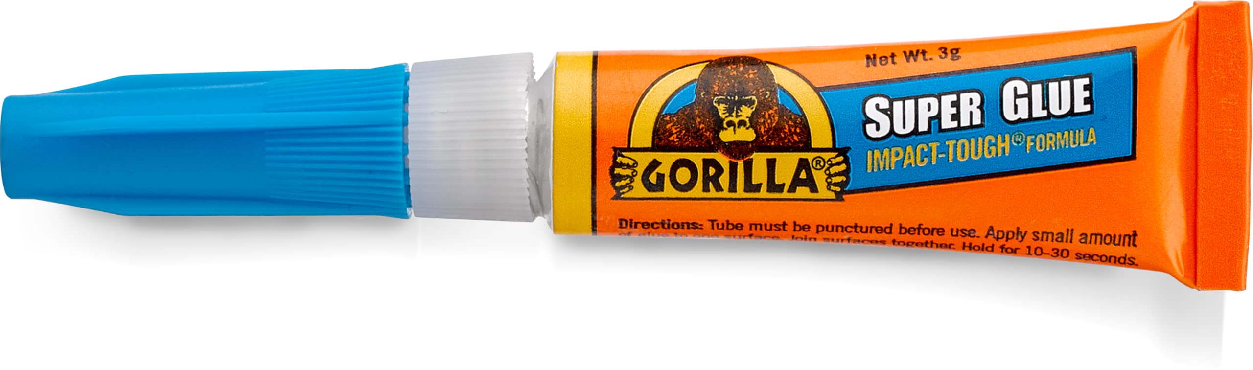 Gorilla Super Glue, Two 3 Gram Tubes, Clear, (Pack of 1) - Image 2