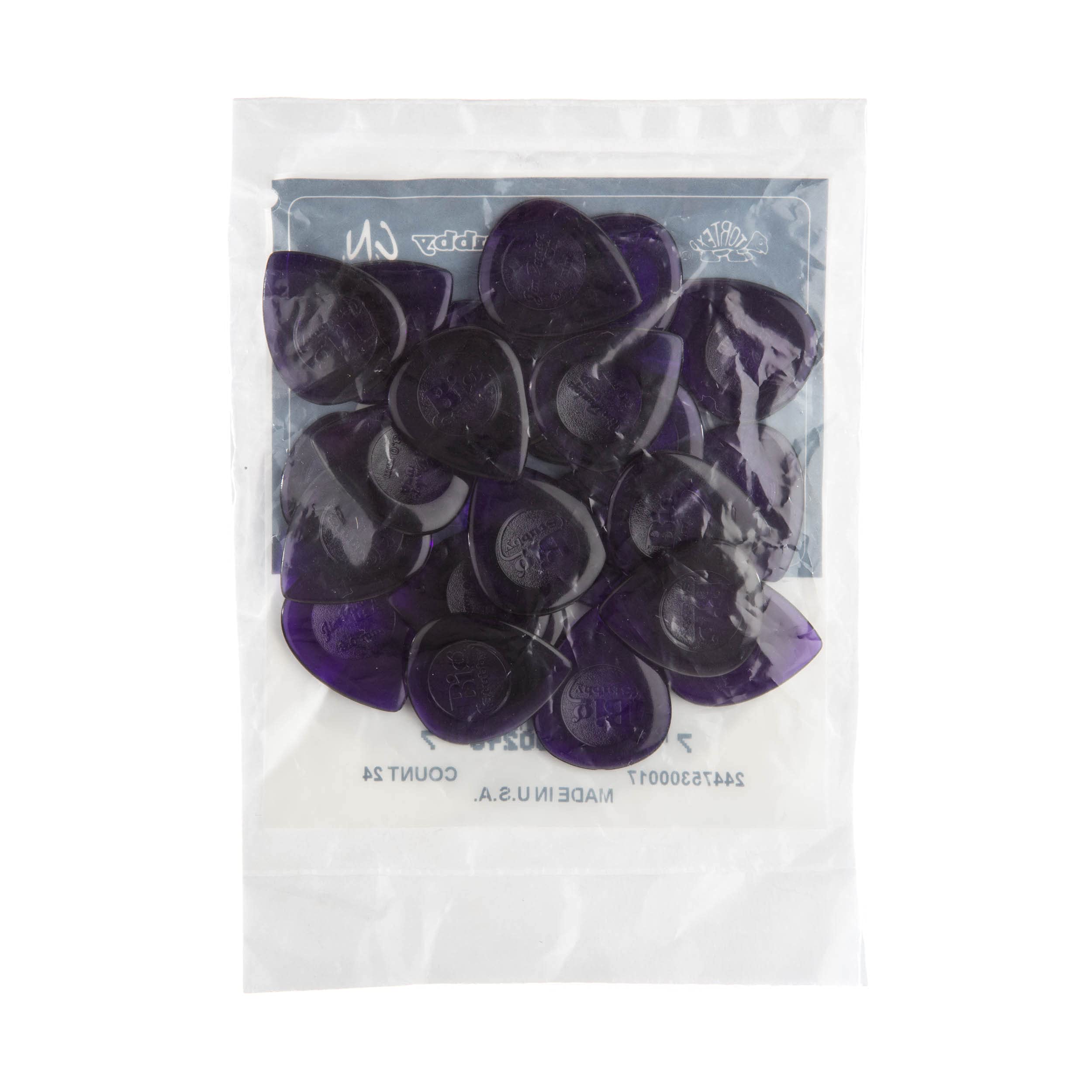 JIM DUNLOP Big Stubby?, Dark Purple, 3.0mm, 24/Bag - Image 5