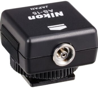 Nikon AS-15 Sync Terminal Adapter Hot Shoe to PC AS15