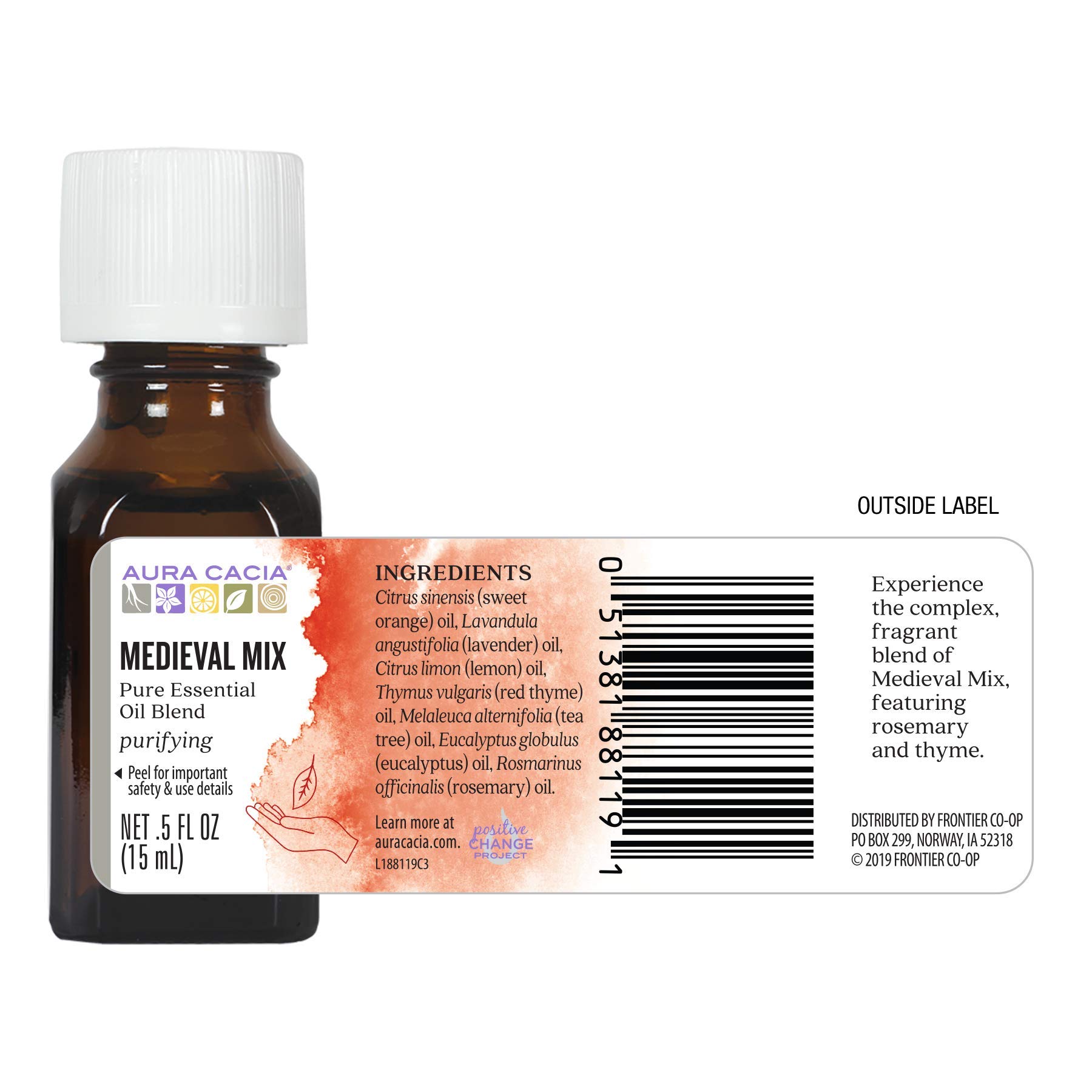 Aura Cacia Essential Solutions Oil Blend, Medieval Mix, 0.5 fluid ounce - Image 5