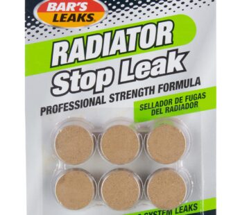 Bar’s Leaks HDC Radiator Stop Leak Tablet – 60 Grams, Brown