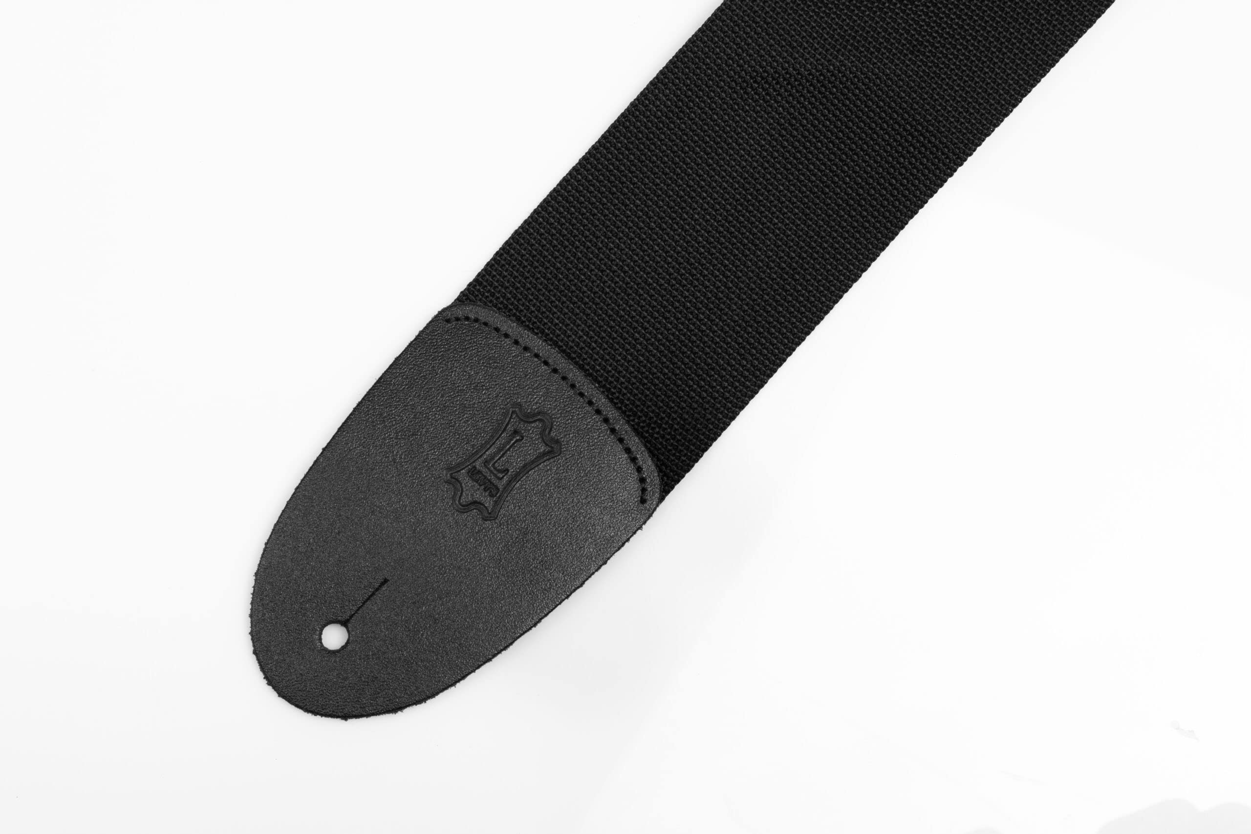 Levy's Leathers M8P3-BLK 3" Polypropylene Guitar Strap, Black - Image 2