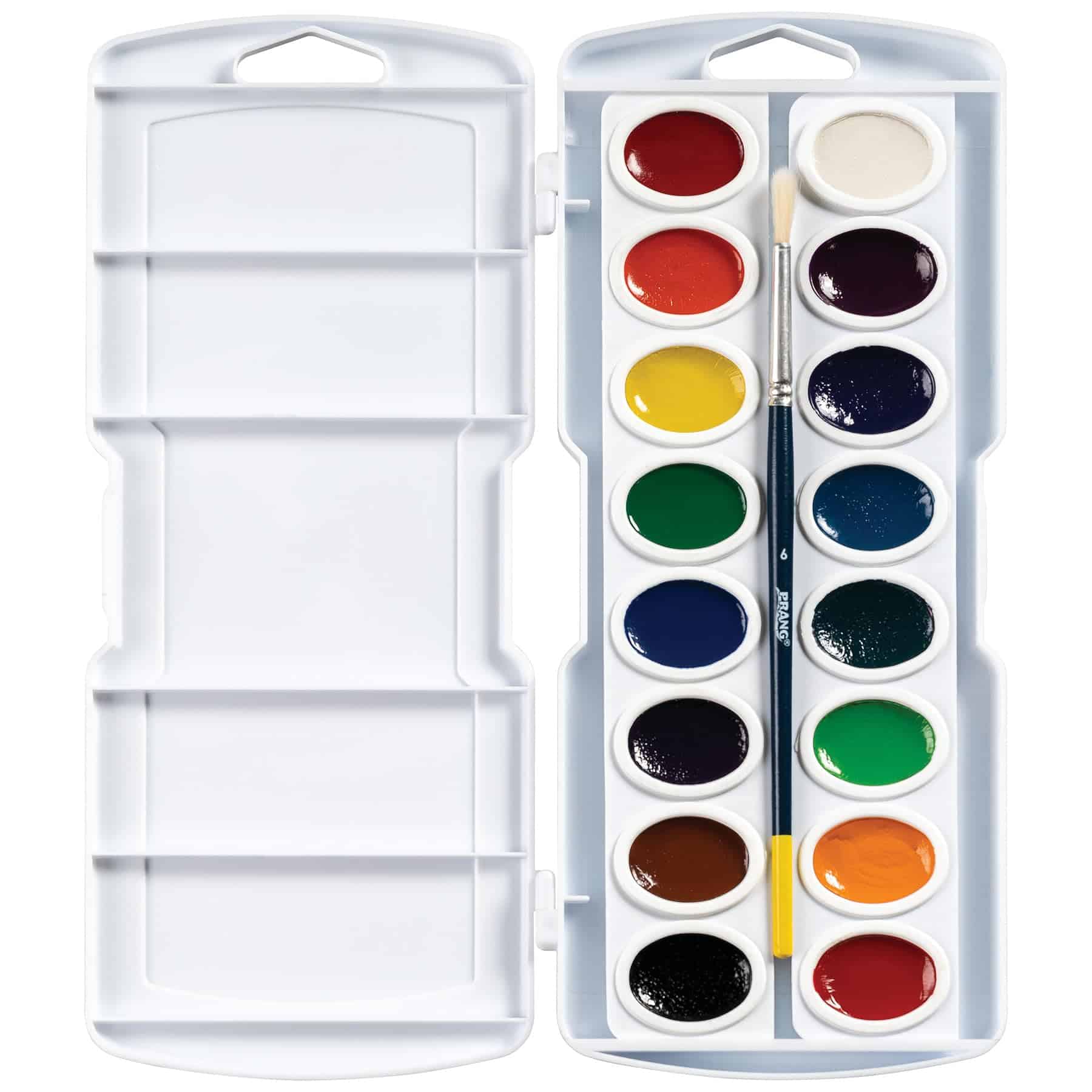 Prang Oval Pan Watercolor Paint Set, 16 Assorted Colors, 1 Count - Image 3