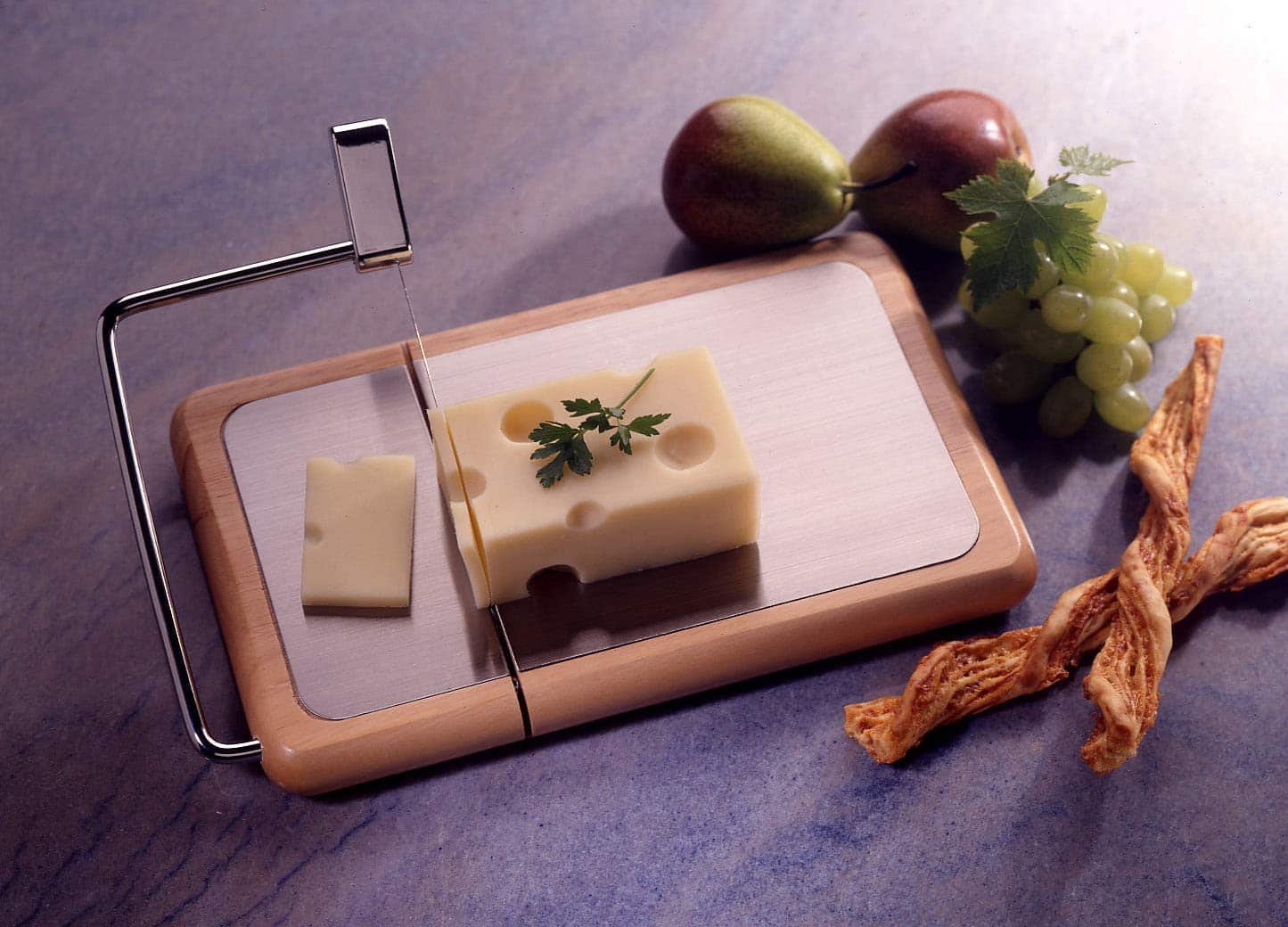 Prodyne Metal/Wood Cheese Slicer - Image 2