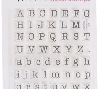 Stampendous SSC219 Small Typewriter Alphabet ( Packaging may vary )