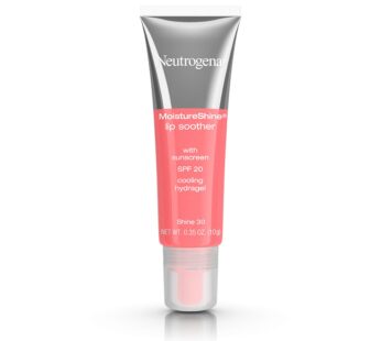 Neutrogena MoistureShine Lip Soother Gloss with SPF 20 Sun Protection, High Gloss Tinted L