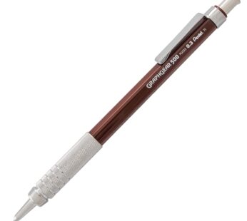 Pentel GraphGear 500 Automatic Drafting Pencil Brown (PG523E), 1 Count (Pack of 1)