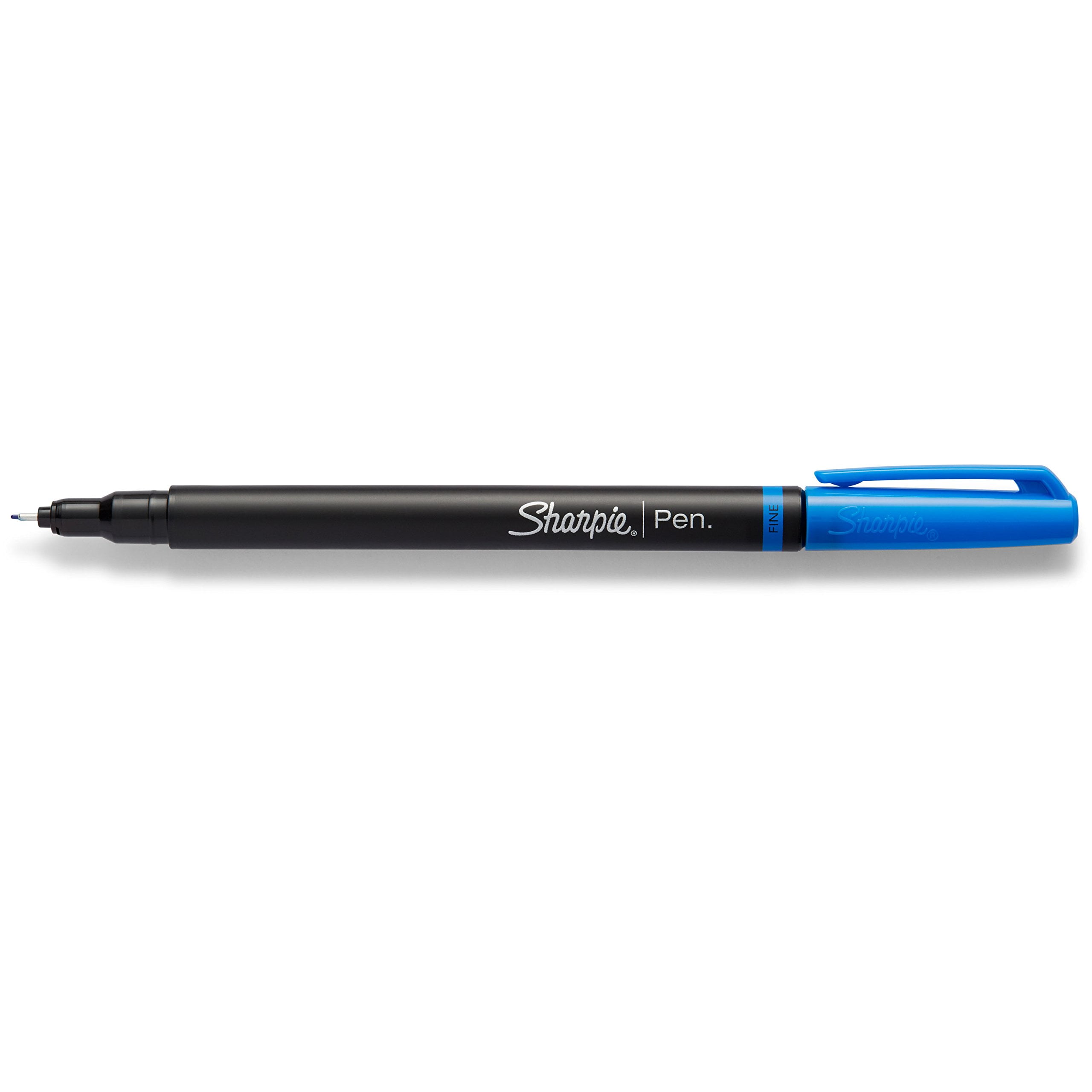 SHARPIE Felt Tip Pens, Fine Point (0.4mm), Blue, 12 Count, Felt Tip Pens, Fine Point (0.4m - Image 3