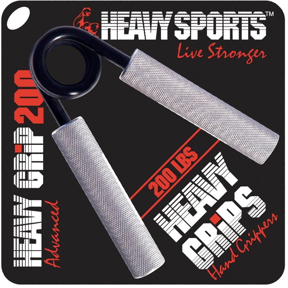 Heavy Grips - 200 lbs Resistance - Advanced - Grip Strengthener - Hand Exerciser - Hand Gr