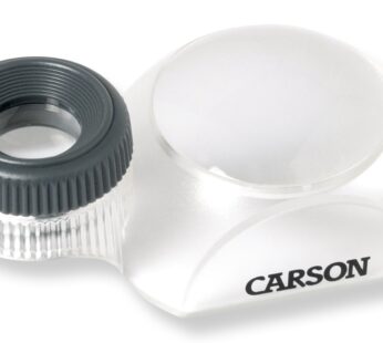 Carson DualView 3x Stand Loupe Magnifier with 12x Focusing Loupe (DV-30)