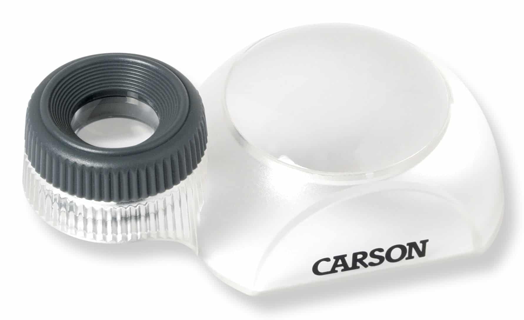 Carson DualView 3x Stand Loupe Magnifier with 12x Focusing Loupe (DV-30)
