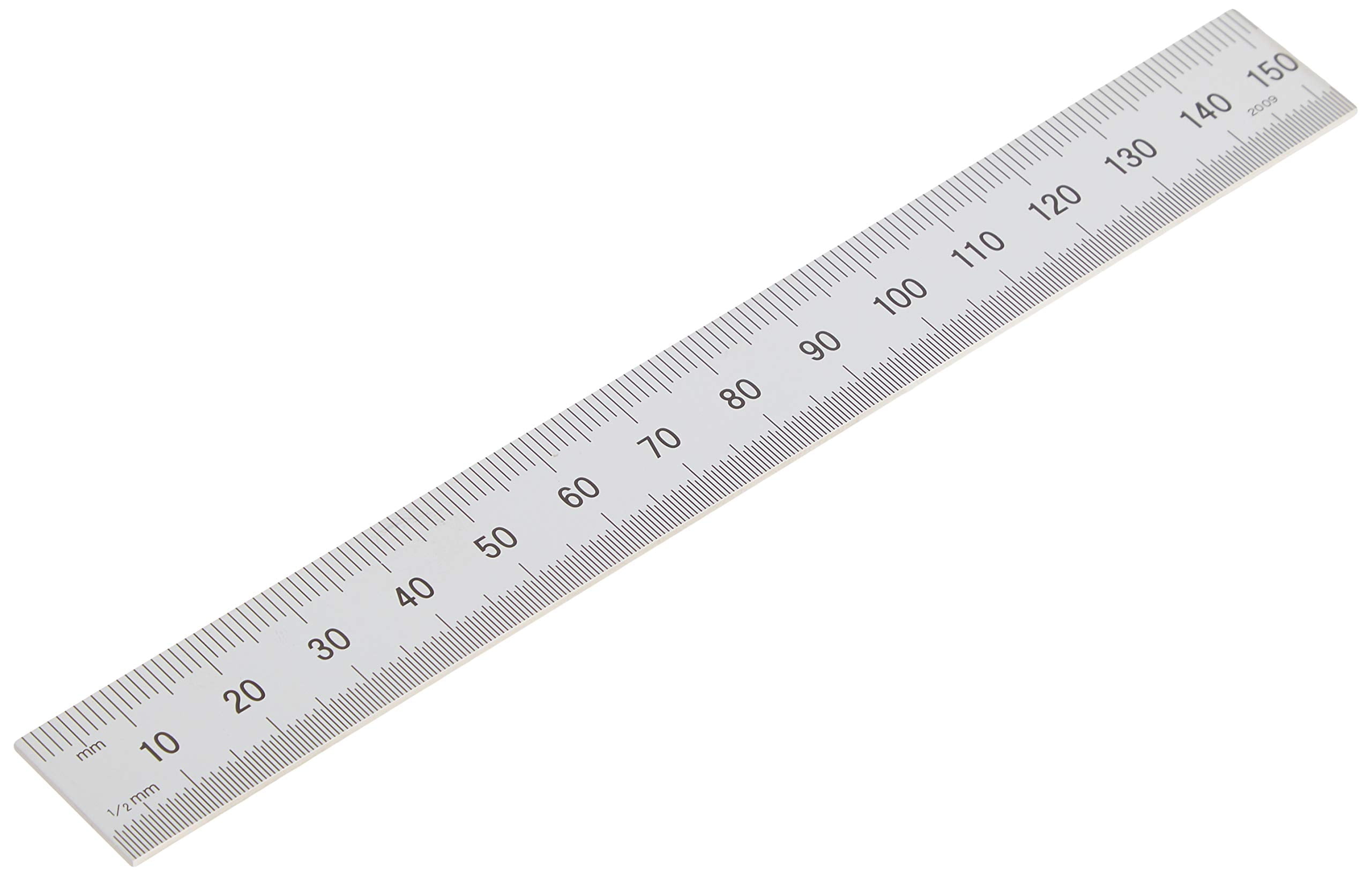 Mitutoyo 182-105, Steel Rule, 6" X 150mm, (1/32, 1/64", 1mm, 1/2mm), 3/64" Thick X 3/4" Wi - Image 2