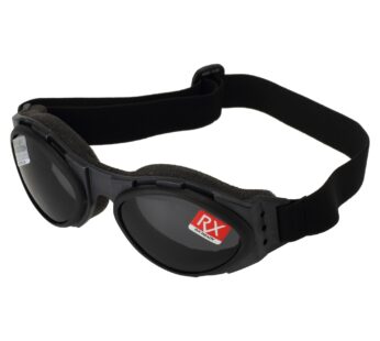 Bobster BA001 Bugeye Goggles, Black Frame/Smoked Lens