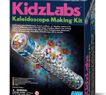4M Kidzlabs Kaleidoscope Making Kit – Optical Light Physics Stem Toys Craft Gift for Kids