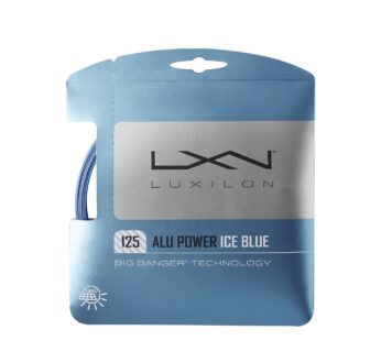 Luxilon ALU Power 125 Tennis String – Set, Ice Blue