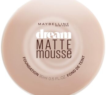 Maybelline New York Dream Matte Mousse Foundation, Creamy Natural, 0.64 oz.