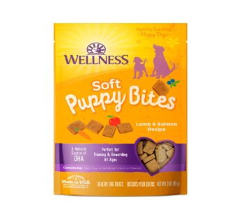 Wellness Soft Puppy Bites Healthy Grain-Free Treats for Training, Dog Treats with Real Mea